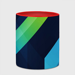 Кружка 3D Multicolored, цвет: 3D-белый + красный — фото 2