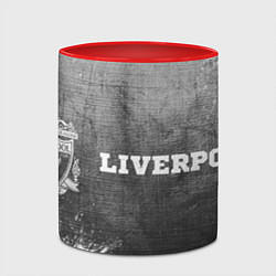 Кружка 3D Liverpool - grey gradient по-горизонтали, цвет: 3D-белый + красный — фото 2