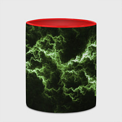 Кружка 3D Lightning green glow, цвет: 3D-белый + красный — фото 2
