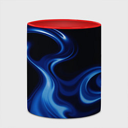 Кружка 3D Color blue smoke, цвет: 3D-белый + красный — фото 2