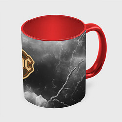 Кружка цветная ACDC ретро логотип