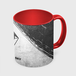 Кружка цветная No Mans Sky - white gradient