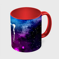 Кружка цветная Monster energy neon space