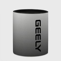 Кружка 3D Geely серый текстурный, цвет: 3D-белый + черный — фото 2