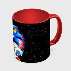 Кружка цветная Sonic in space