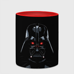 Кружка 3D Дарт Вейдер - темный владыка ситх, цвет: 3D-белый + красный — фото 2