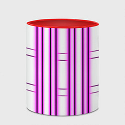 Кружка 3D Neon pink, цвет: 3D-белый + красный — фото 2