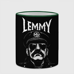 Кружка 3D Motorhead - lemmy, цвет: 3D-зеленый кант — фото 2