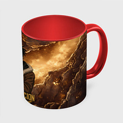 Кружка 3D XXXTentacion anime style, цвет: 3D-белый + красный