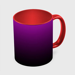 Кружка цветная Purple gradient