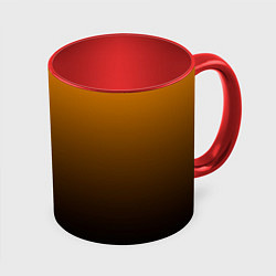 Кружка цветная Orange gradient
