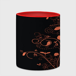 Кружка 3D Китайский орнамент, цвет: 3D-белый + красный — фото 2