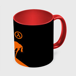 Кружка 3D Халф лайф - хедкраб, цвет: 3D-белый + красный