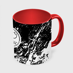 Кружка цветная Ajax белые краски всплеск