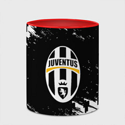 Кружка 3D Ювентус пипл краски, цвет: 3D-белый + красный — фото 2