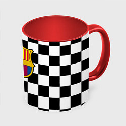 Кружка цветная Barcelona клетка