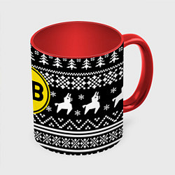 Кружка цветная Borussia x fortnite pattern