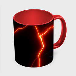 Кружка цветная Glow orange neon