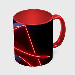Кружка цветная Neon laser red