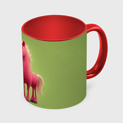 Кружка цветная Розовые они такие