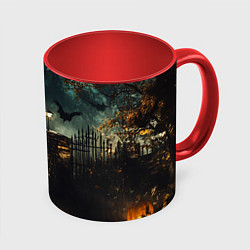 Кружка цветная Ночь тыкв и теней