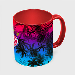 Кружка цветная Бавария Мюнхен неон тропики