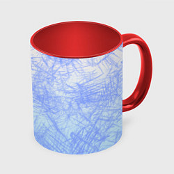 Кружка цветная В инее