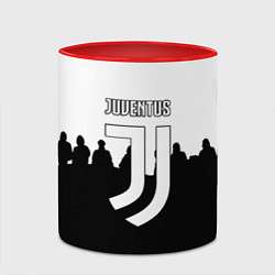 Кружка 3D Ювентус команды, цвет: 3D-белый + красный — фото 2