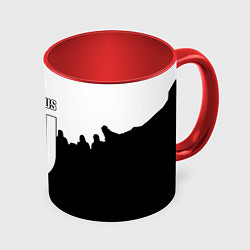 Кружка 3D Ювентус команды, цвет: 3D-белый + красный