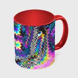 Кружка цветная Абстракция переливы