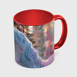 Кружка цветная Лошадь символ 2026 года