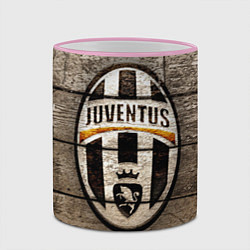 Кружка 3D Juventus, цвет: 3D-розовый кант — фото 2