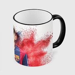 Кружка 3D Neymar FCB, цвет: 3D-черный кант