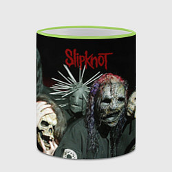 Кружка 3D Slipknot, цвет: 3D-светло-зеленый кант — фото 2