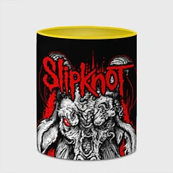 Кружка 3D Slipknot, цвет: 3D-белый + желтый — фото 2