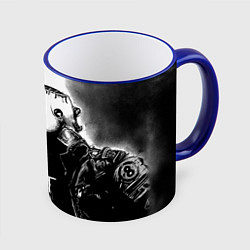 Кружка 3D Slipknot, цвет: 3D-синий кант