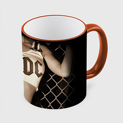 Кружка цветная AC/DC Girl