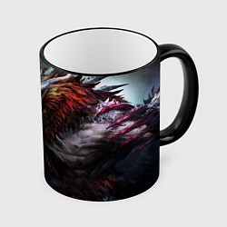 Кружка 3D Ursa Rage, цвет: 3D-черный кант