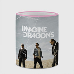 Кружка 3D Imagine Dragons: Boys, цвет: 3D-розовый кант — фото 2