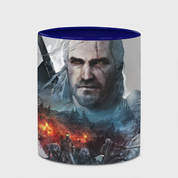 Кружка 3D Witcher, цвет: 3D-белый + синий — фото 2