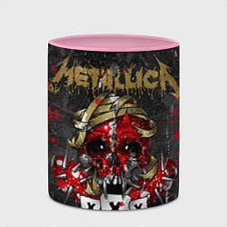 Кружка 3D Metallica XXX, цвет: 3D-белый + розовый — фото 2