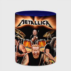 Кружка 3D Metallica Band, цвет: 3D-белый + синий — фото 2