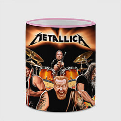 Кружка 3D Metallica Band, цвет: 3D-розовый кант — фото 2