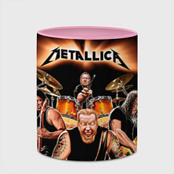Кружка 3D Metallica Band, цвет: 3D-белый + розовый — фото 2
