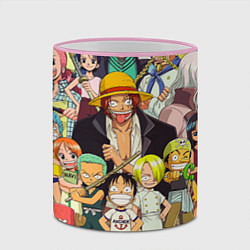 Кружка 3D One Piece, цвет: 3D-розовый кант — фото 2