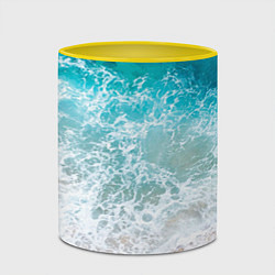 Кружка 3D Берег, цвет: 3D-белый + желтый — фото 2
