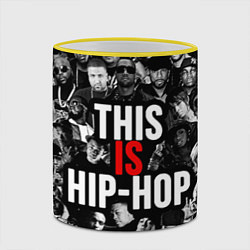 Кружка 3D This is hip-hop, цвет: 3D-желтый кант — фото 2