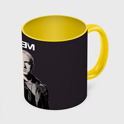 Кружка 3D Eminem: You, цвет: 3D-белый + желтый