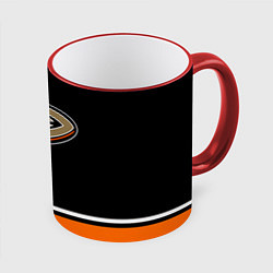 Кружка 3D Anaheim Ducks Selanne, цвет: 3D-красный кант