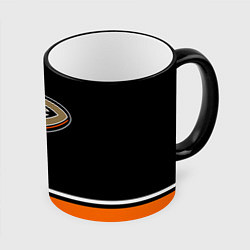 Кружка 3D Anaheim Ducks Selanne, цвет: 3D-черный кант
